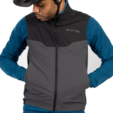 Gilet VTT coupe-vent sans...