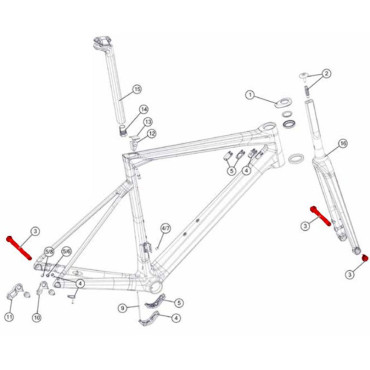Axes traversants BMC Thru...