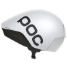 Poc Procen black and white triathlon time trial helmet: aerodynamic, lightweight and comfortable