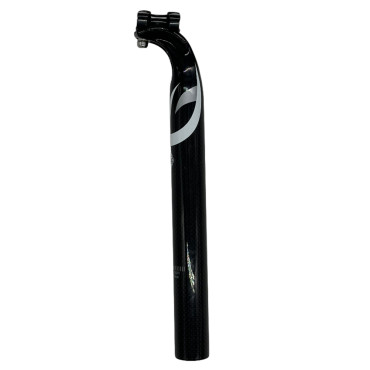 Tige De Selle Vélo Route En Carbone - Longueur 400mm - Diamètre 31.6mm - Ajustable - Garantie 2 Ans - Neuf
