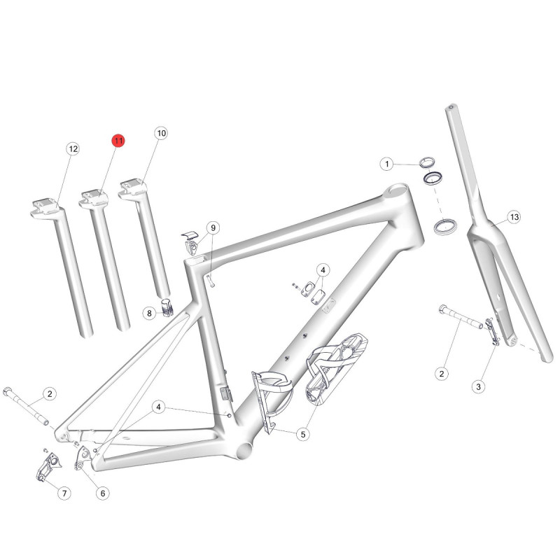 Collier De Serrage Pour Tige De Selle BBB Cycling BSP-99 - Aluminium 6061 T6, Diamètre 31.8mm (autres Tailles Dispo)
