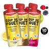 Boîte de 10 gels énergétiques Overstim.s Coup de fouet Effort Intense sachet 34g