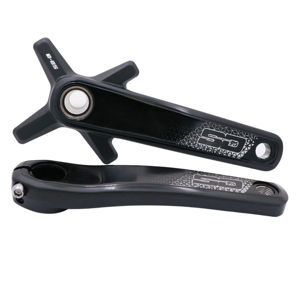 SD Components B-85 Black BMX Crankset