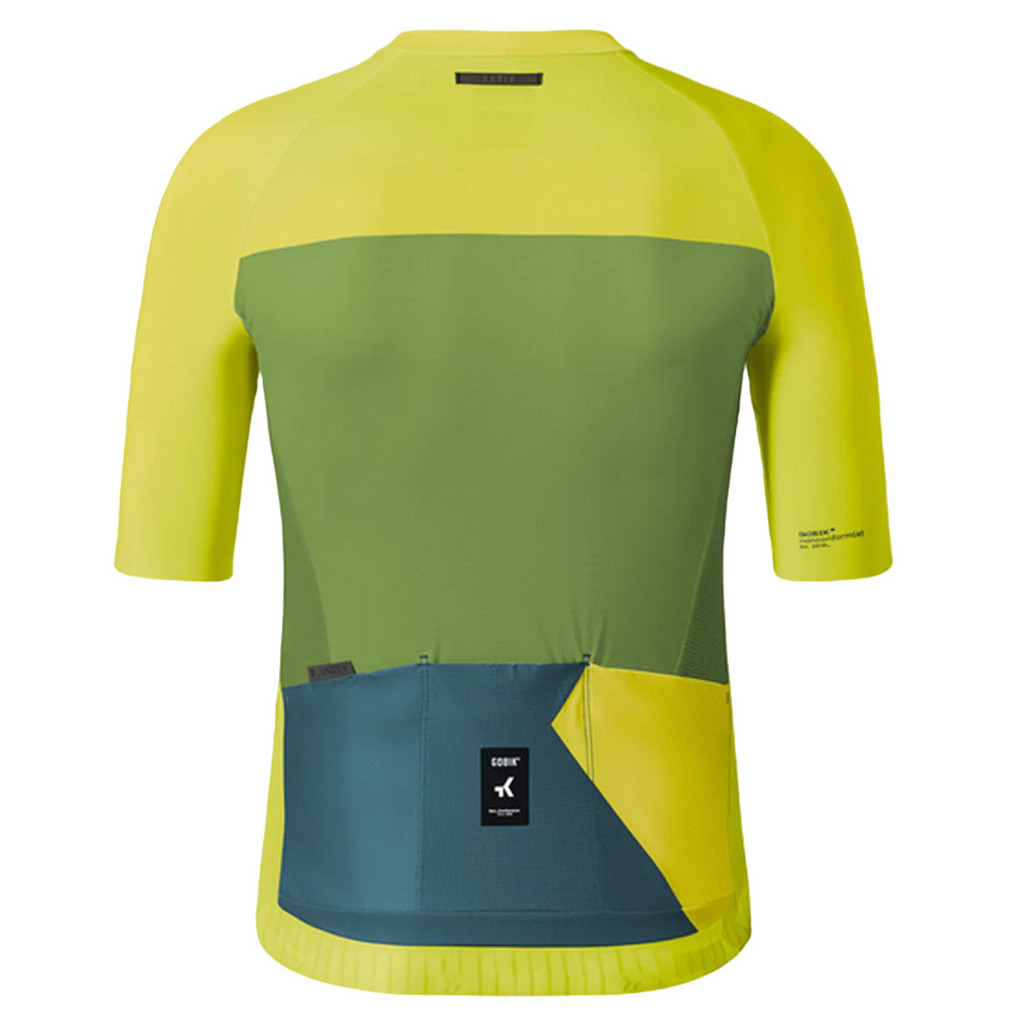 Maillot De Cyclisme Gobik CX Pro Taille M - Unisexe, Manches Courtes, Couleur Avocat, Fermeture éclair Complète, Occasion