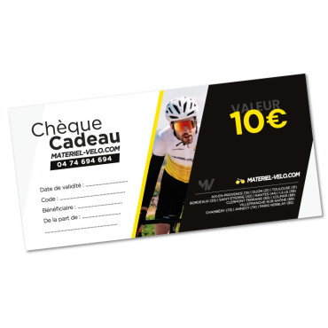 Cheque-presente de 10 €...