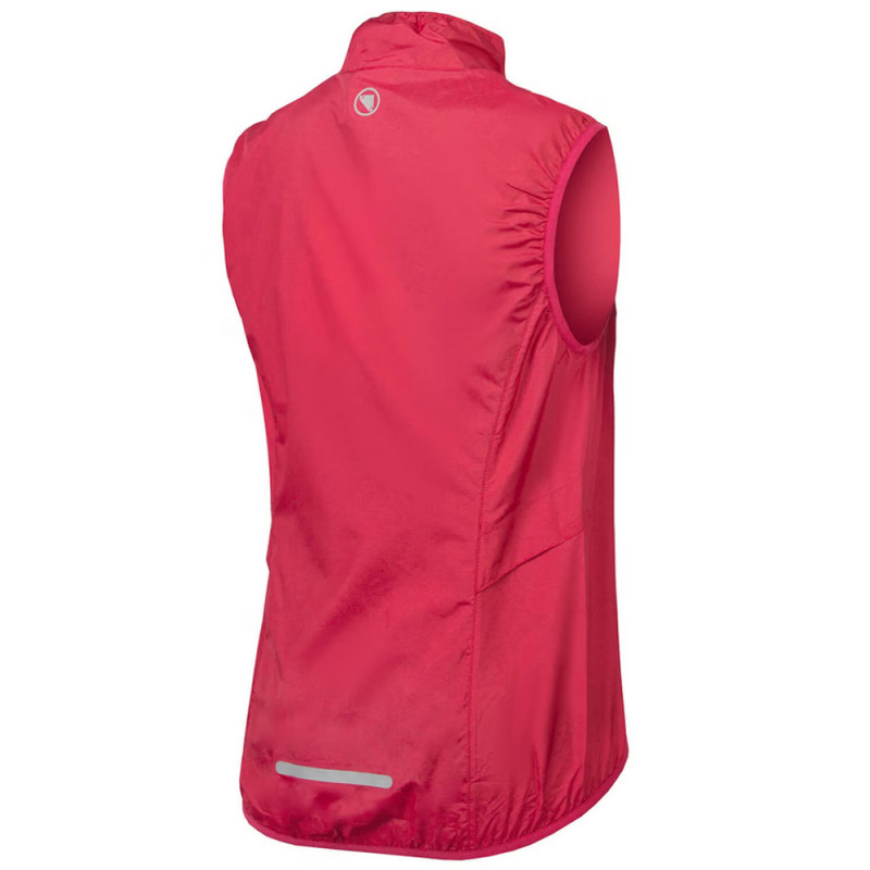 Photo Gilet coupe-vent femme Endura Pakagilet L rose