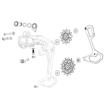 Pata de cambio Sram Red AXS...