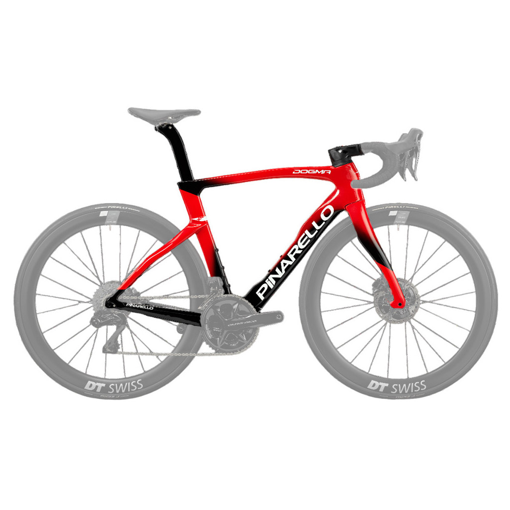 Kit cadre vélo route Pinarello Dogma F Disc E126 Sonic Red 2024