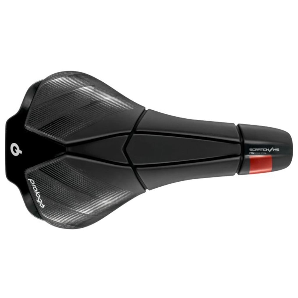 Selle Vélo Route Prologo Scratch M5 CPC - Carbone - 140 Mm - Rails 7x9 Mm - Noire