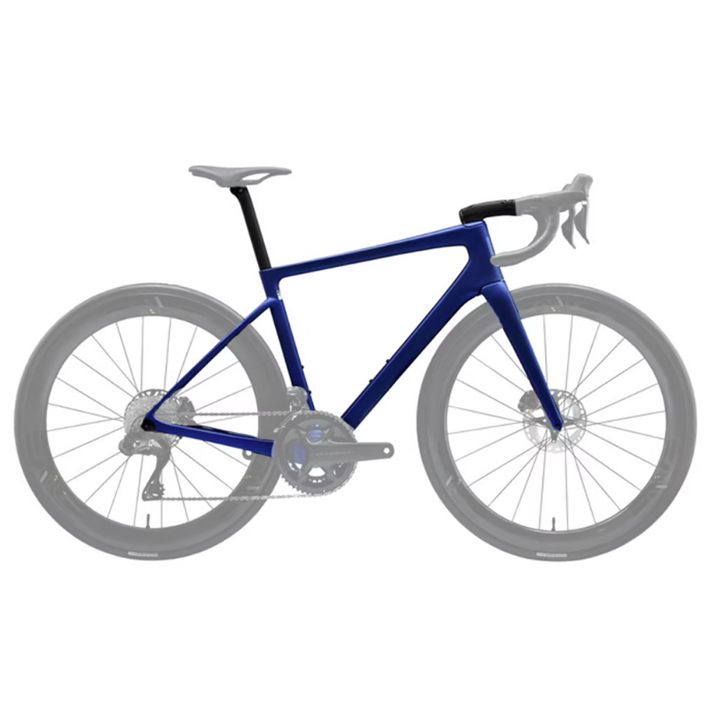 Cadre De Vélo De Route Rouge 55 Cm (M-M) Occasion - Cadre Et Fourche Acier - Taille Moyenne