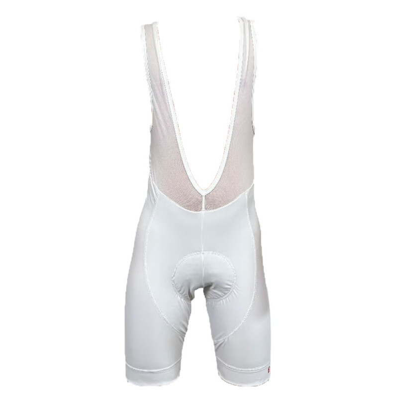 Photo Cuissard vélo court homme Biemme avec bretelles blanc XXXXL