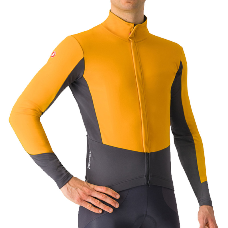 Photo Veste vélo hiver Castelli Perfetto Air L orange