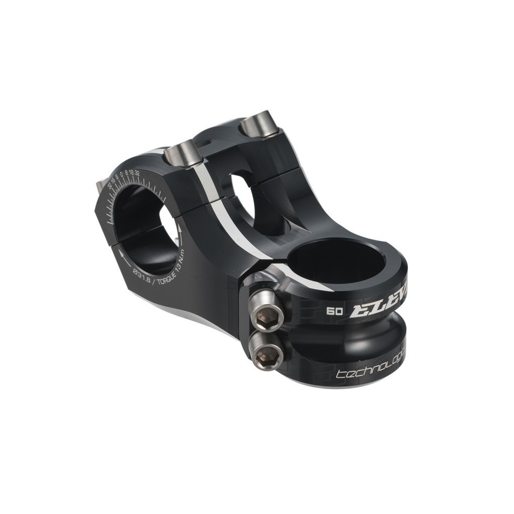 POTENCE VTT ERGOTEC HIGH BASS RELEVE 40° ALU NOIR 31.8 L 55mm POUR Fourche 11 8 Homologue Niveau 6