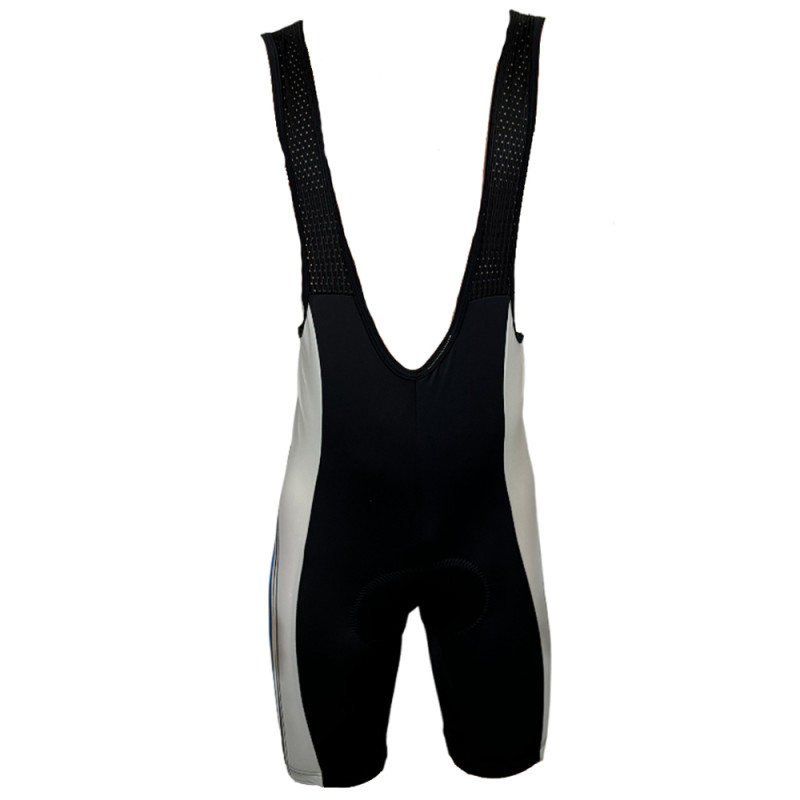 Photo Cuissard vélo court homme Biemme avec bretelles gris clair XXL
