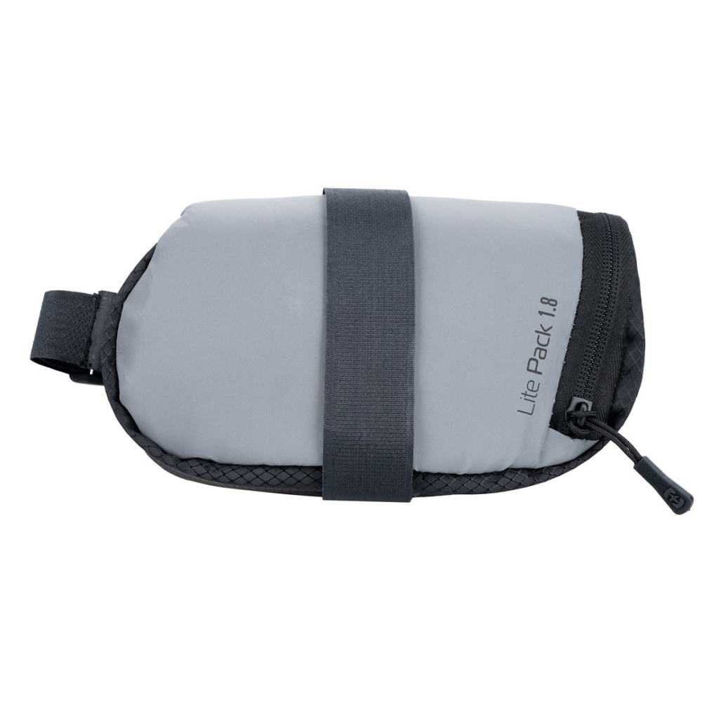 Sacoche Selle VTT – Tissu Oxford Imperméable – Bandes Réfléchissantes – 21x9x9,5 Cm – Fixation Rapide Sans Outil