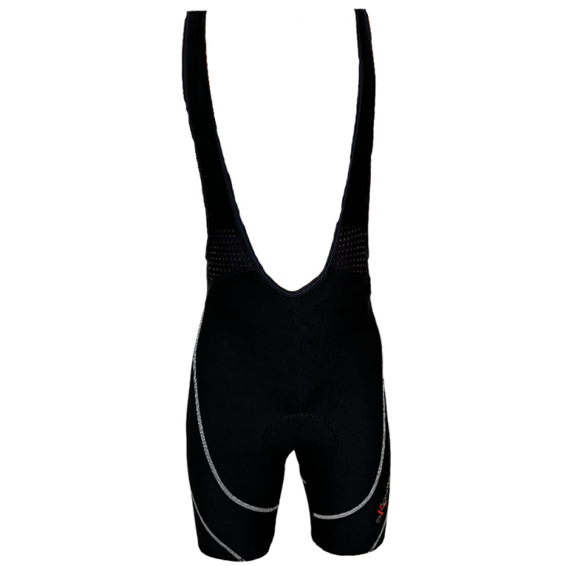 Photo Cuissard vélo court homme Biemme avec bretelles anthracite S