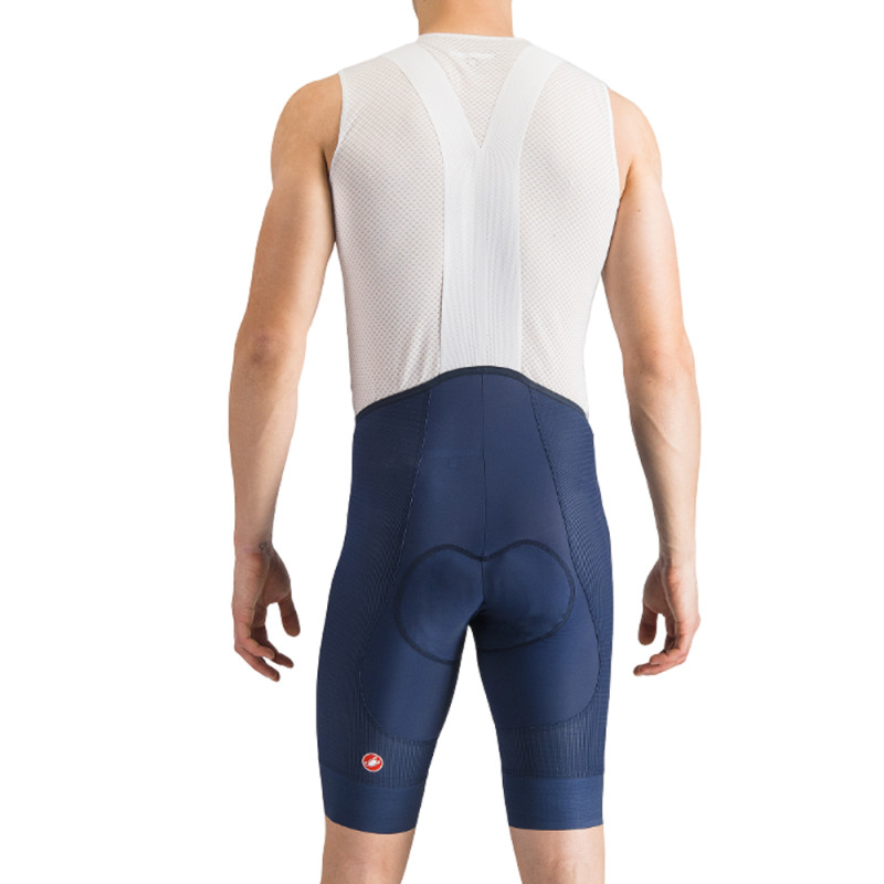 Photo Cuissard vélo court homme Castelli A/C Bibshort bleu foncé M