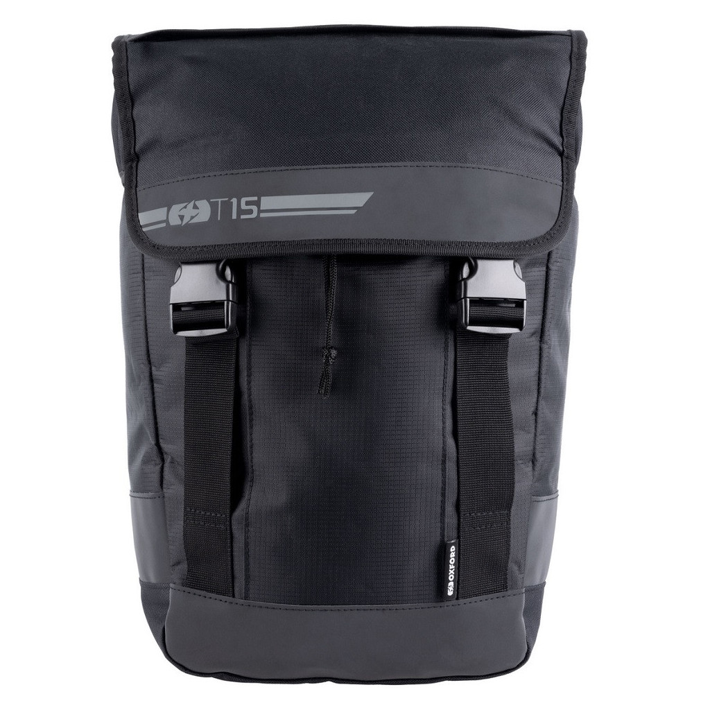 Sacoche Roue Vélo M-Wave 29 Pouces - Tissu Oxford, 2 Compartiments, Montage Guidon Facile