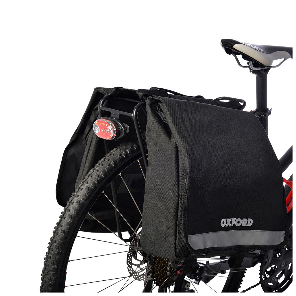 Sacoche vélo double 35x14x30 cm | Hubo