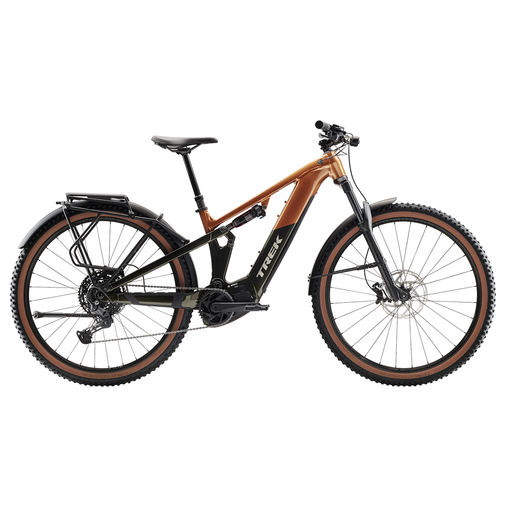 Trek Powerfly FS+ 4 Equipped 4th Gen Pennyflake Black Olive e-MTB