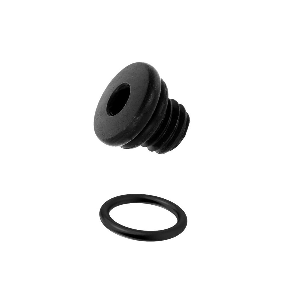 VGOL Lot De 2 Vis De Purge Titane TC4 M5 X 10 Mm - Compatibles Shimano XT SLX Zee Deore LX (Noir)