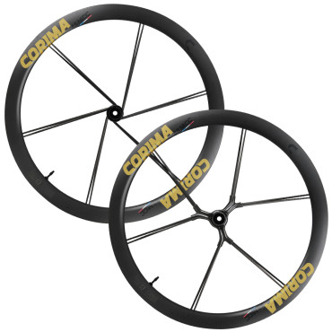 roues carbone vélo Corima...