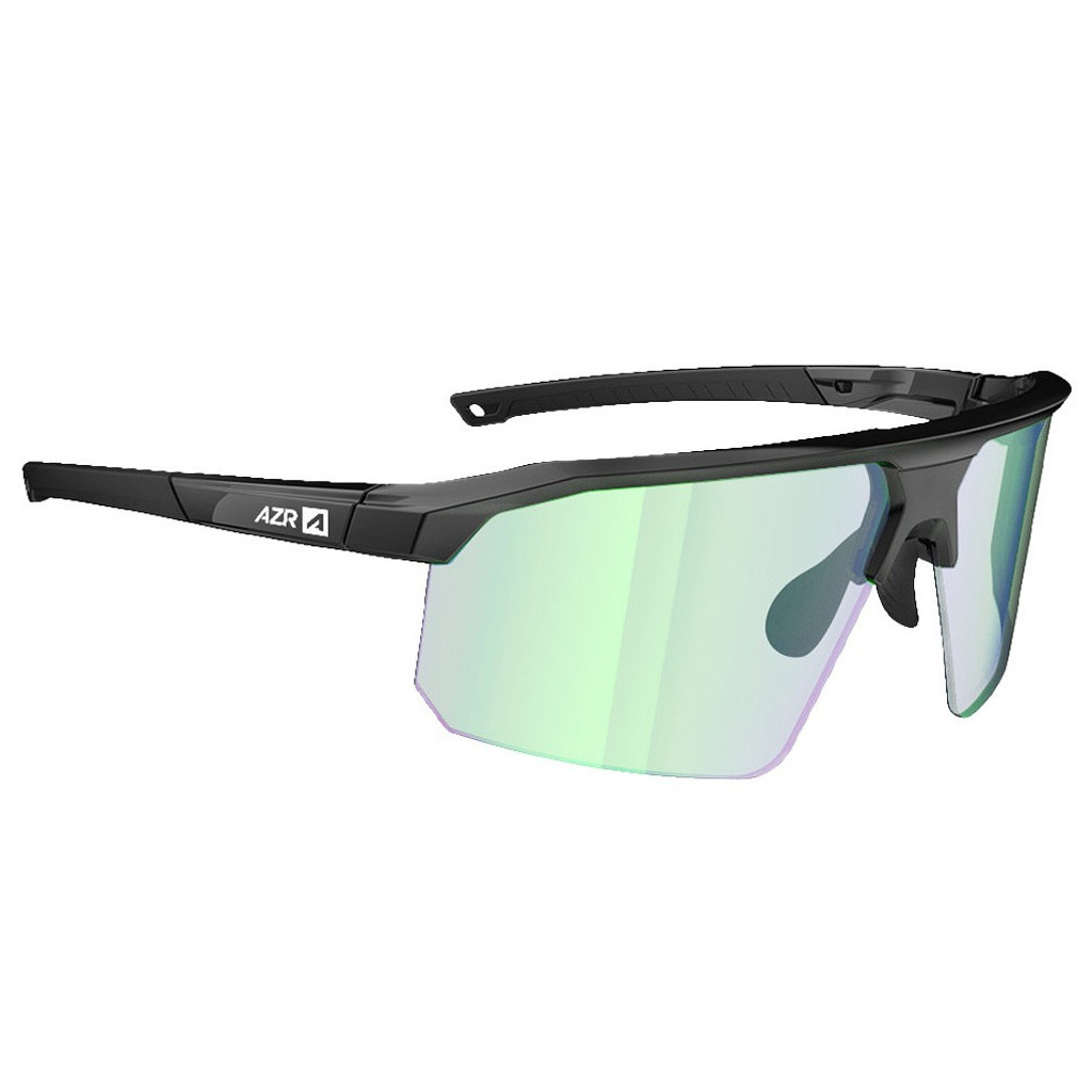 Photoschrome Photochrome Fahrradbrille AZR Kromic Arrow RX Schwarz lackiert ...