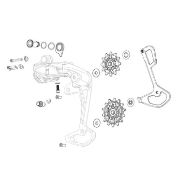 Galets de dérailleur Sram...