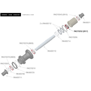 Corima MR2817 2RS Nabenlager