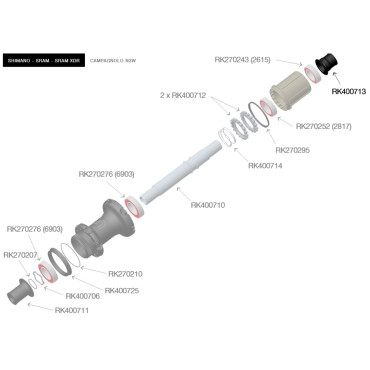 Corima-Hinterradnabe TA 12...
