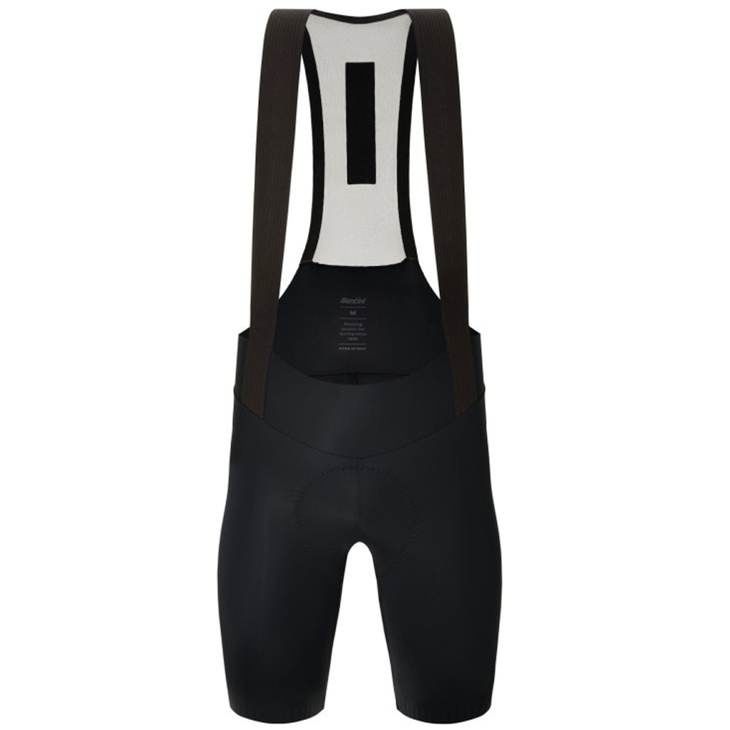 Cuissard Vélo Homme Santini Karma Delta - Tissu Compression Thunderbike - Fond Gel GITEVO - Confort Été
