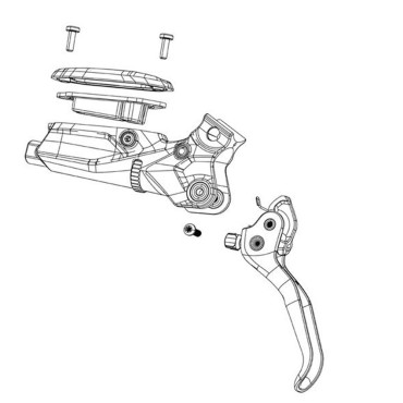 Aluminium remhendel Sram...
