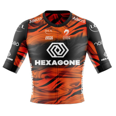 Kurzarm-Radtrikot Hexagone...
