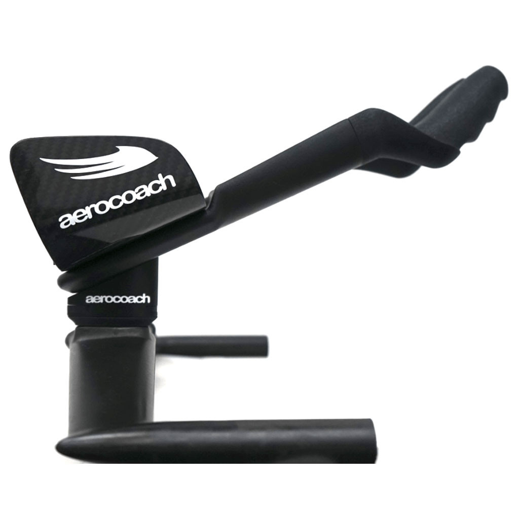 Poignées D'extension Aéro Pour Vélo De Route / Triathlon - Diamètre 26mm Alu Noir - Occasion