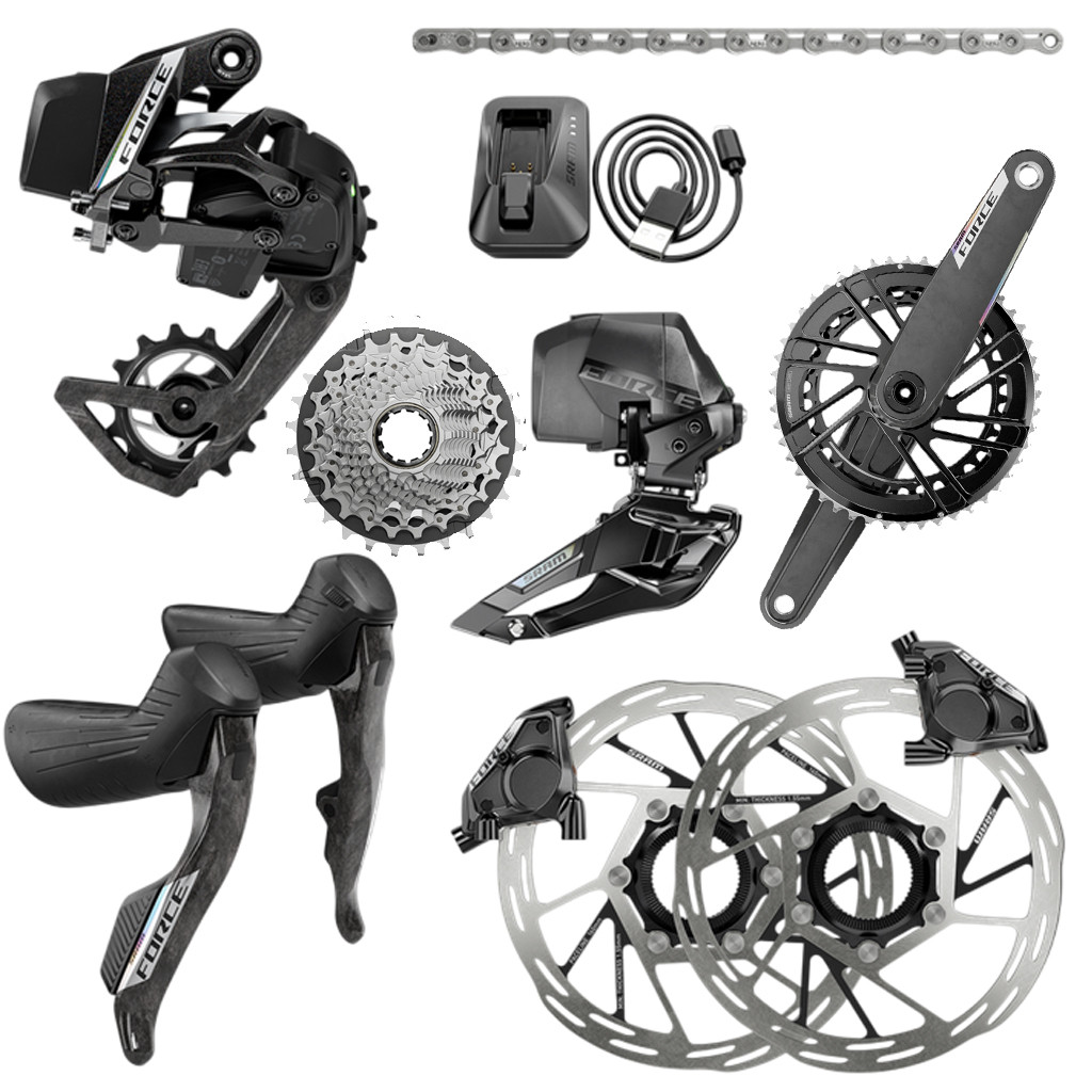 Grupo de estrada SRAM Force AXS E1 12v