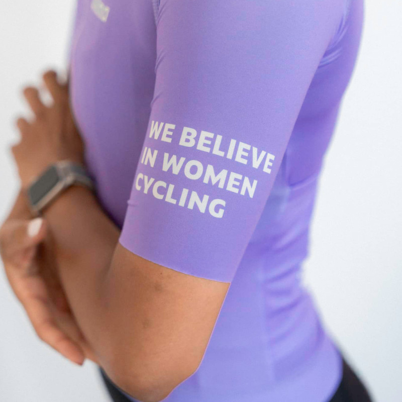 Photo Maillot vélo manches courtes femme Wilma Ryoko L parme
