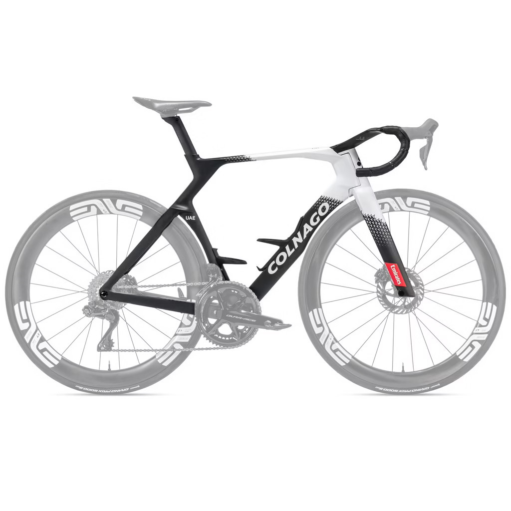 Cadre Vélo Route Look En Aluminium - Couleur Rouge, Occasion Avec Marques D'usure Superficielles