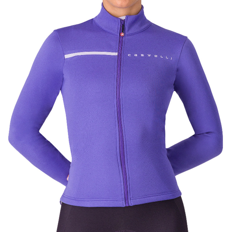 Photo Maillot vélo manches longues femme Castelli Sinergia 2 bleu S