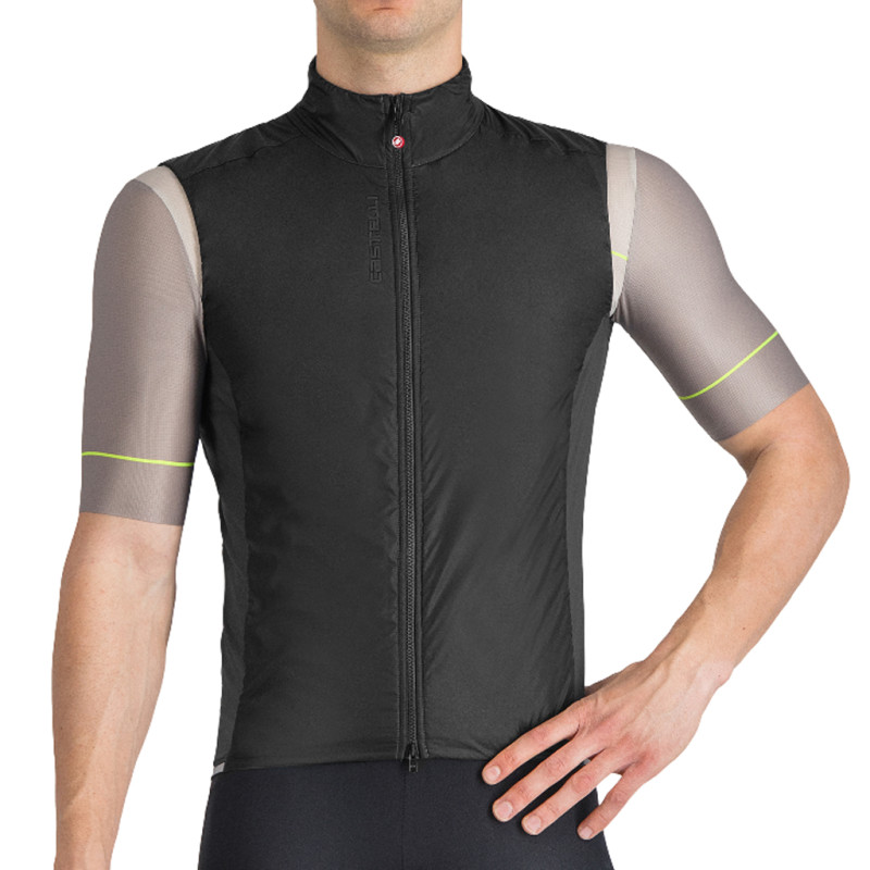 Photo Gilet coupe vent vélo Castelli Fly Direct Vest 2027 noir XL