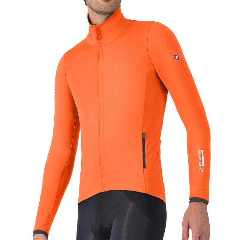 Photo Veste vélo hiver Castelli Alpha 150 Jacket 2026 orange XXL