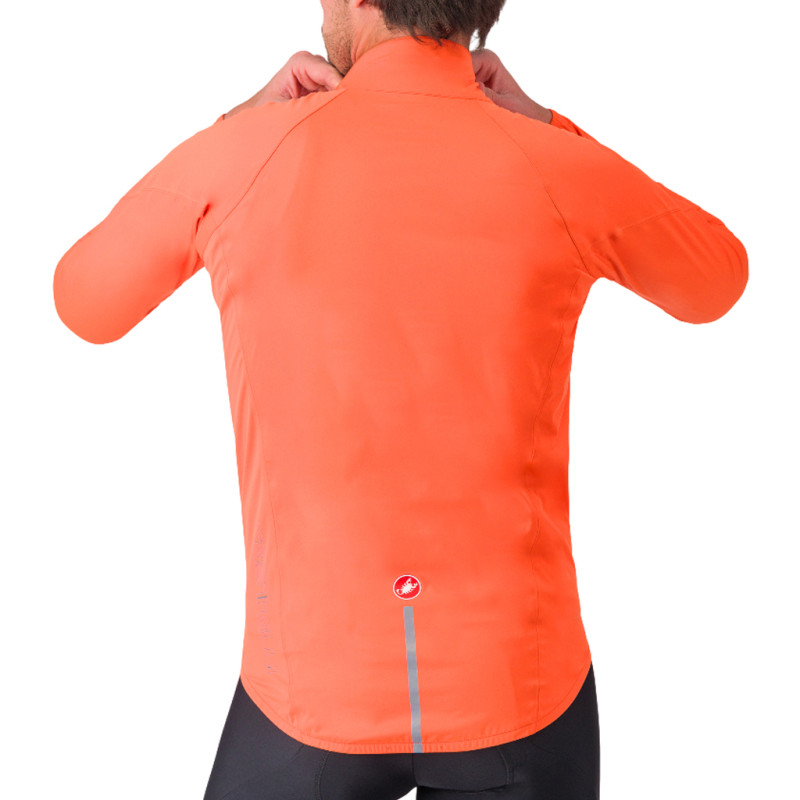 Photo Veste vélo imperméable Castelli Emergency 3 Rain Jacket 2027 orange XL