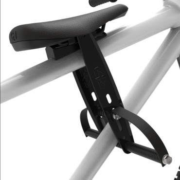 Kinderzitje op fietsframe...