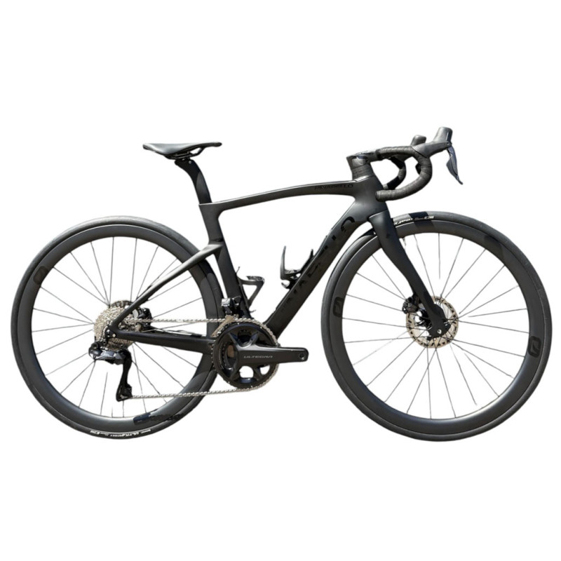 Materiel-Velo.Com Vélo De Route Reconditionné Pinarello F7 Shimano Ultegra Di2 12V 50 Freinage Disque Noir