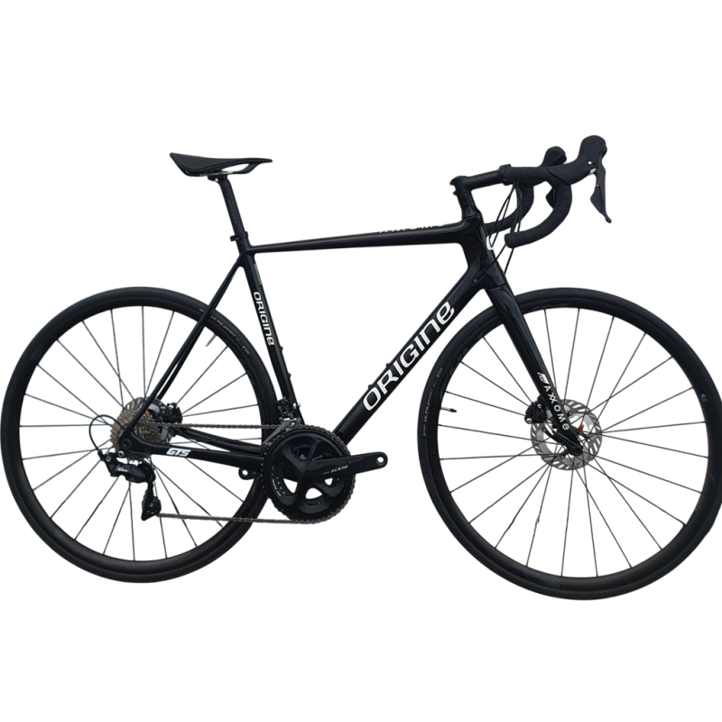 Materiel-Velo.Com Vélo Route Reconditionné Origine Axxome II Gts Shimano 105 11V Disc 56 Freinage Disque Noir