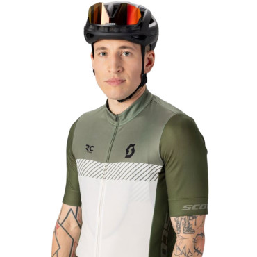 Wielertrui met korte mouwen...