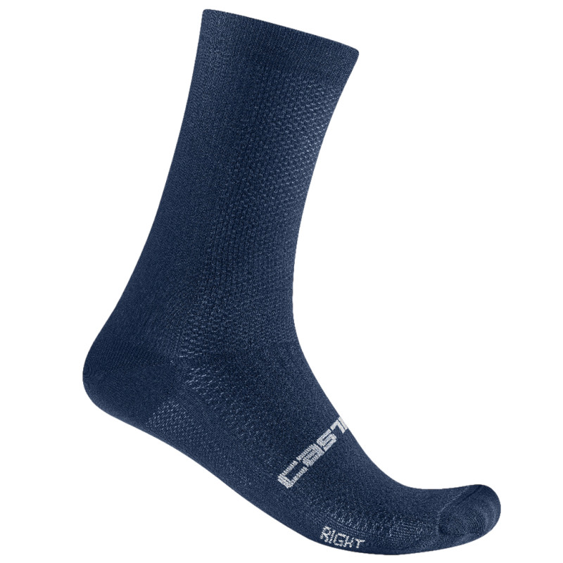Photo Chaussettes vélo été Castelli Espresso 18 2027 44-47 bleu foncé