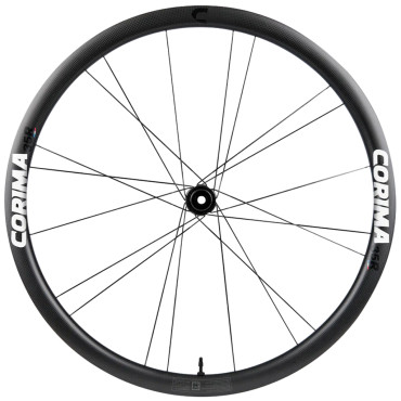 Corima 35R road bike front...