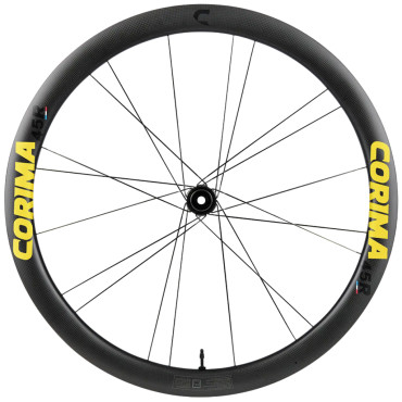 Corima 45R road bike front...