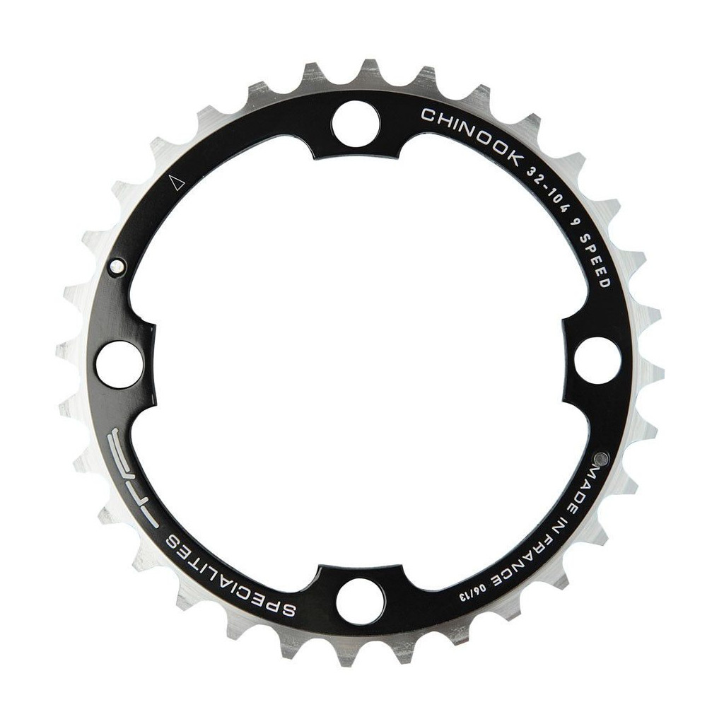 SPÉCIALITÉS T.A. Plateau 4 Branches 28 Dents Argent Chinook 9V