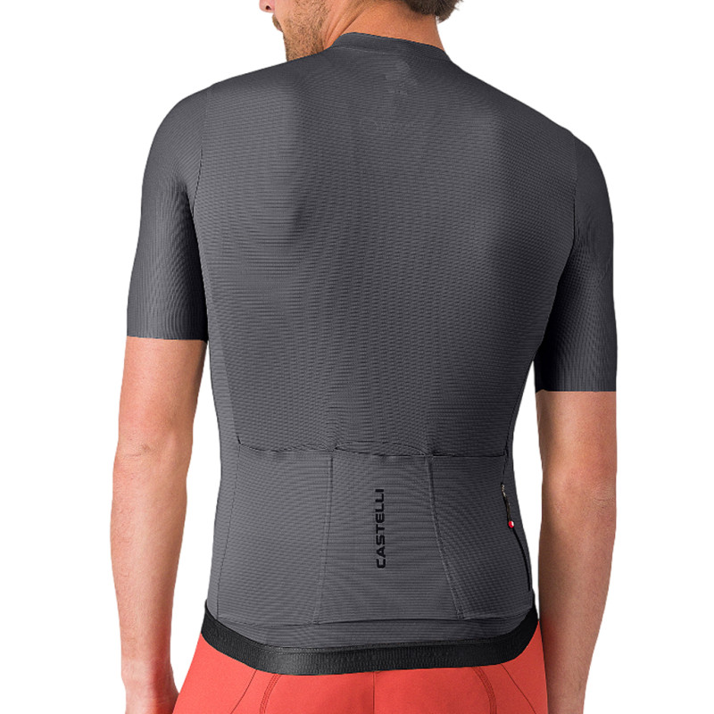 Photo Maillot vélo manches courtes Castelli Espresso 2 2027 gris foncé XL